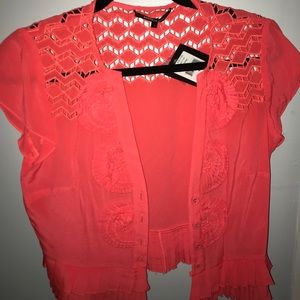 Coral top, great for summer